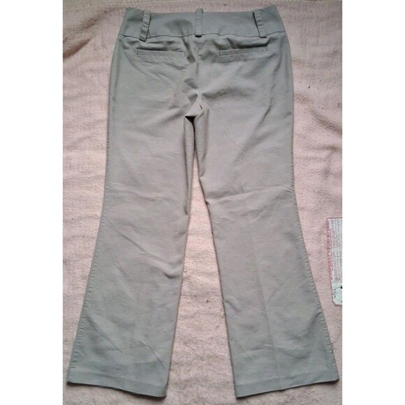 Maurices Womens 3/4S Khaki Stretch Slim Dress Pants Zipper Button Pocket Adult - Picture 2 of 10